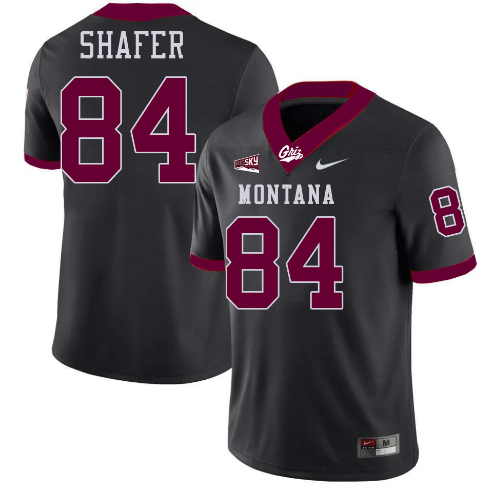 Evan Shafer Montana Jersey,University Of Montana Grizzlies #84 Evan Shafer Jersey Stitched-Black
